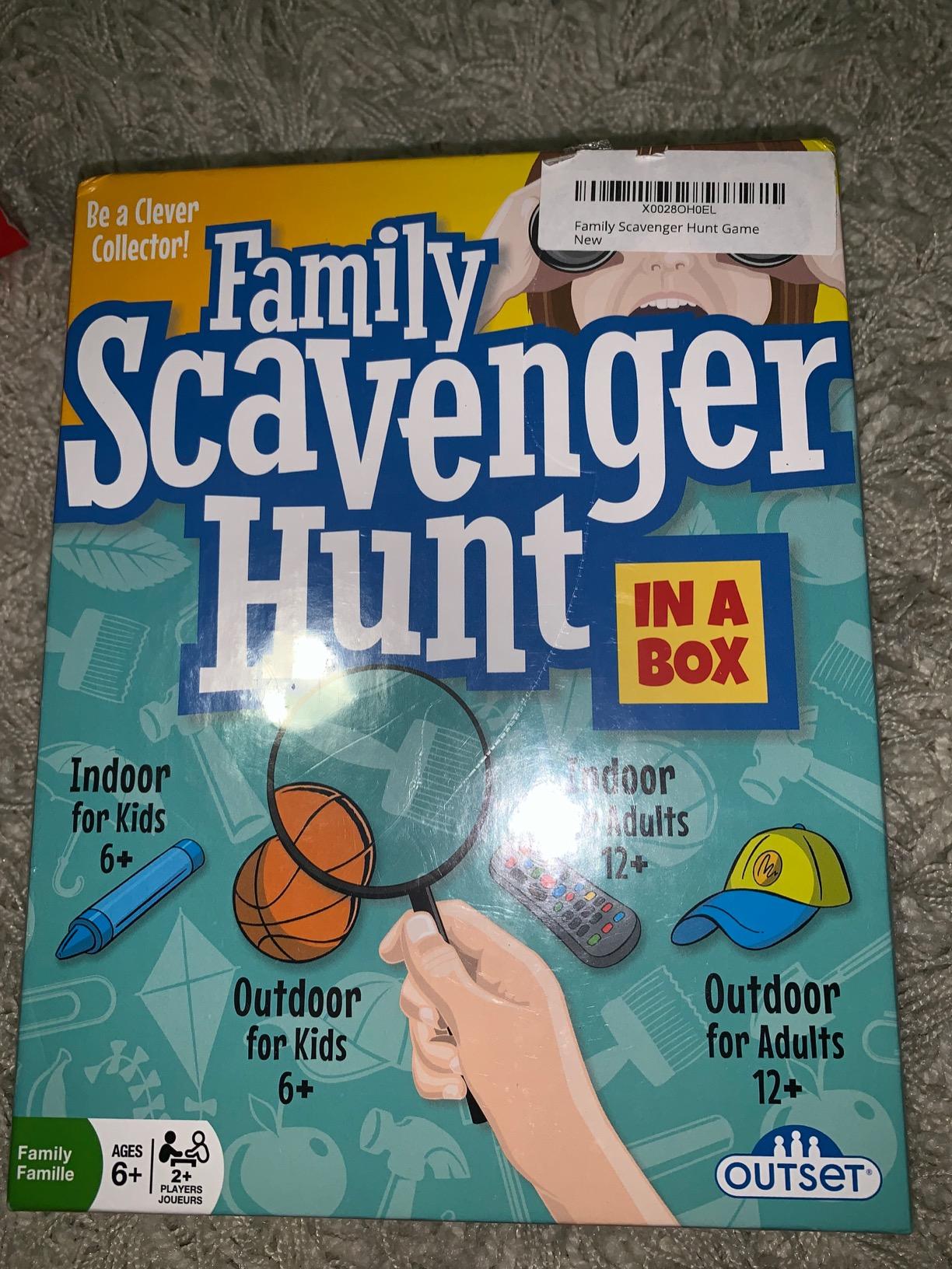 Family Scavenger Hunt, Indoor Outdoor Game, 280 Cards, Ages 6+ customer photo 1