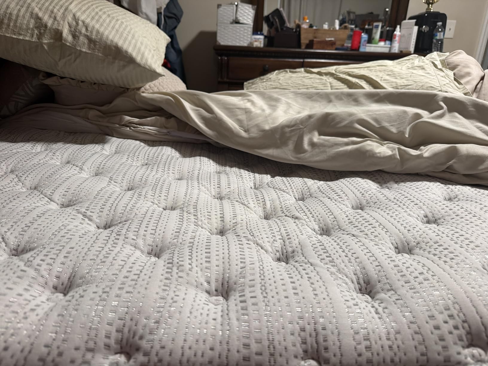 Beautyrest Silver BRS900 12 Inch Extra Firm Queen Mattress | CertiPUR-US certified, 10 Year Limited Warranty, 100-Night Sleep Trial, Made in the USA with global components, Supportive customer photo 2