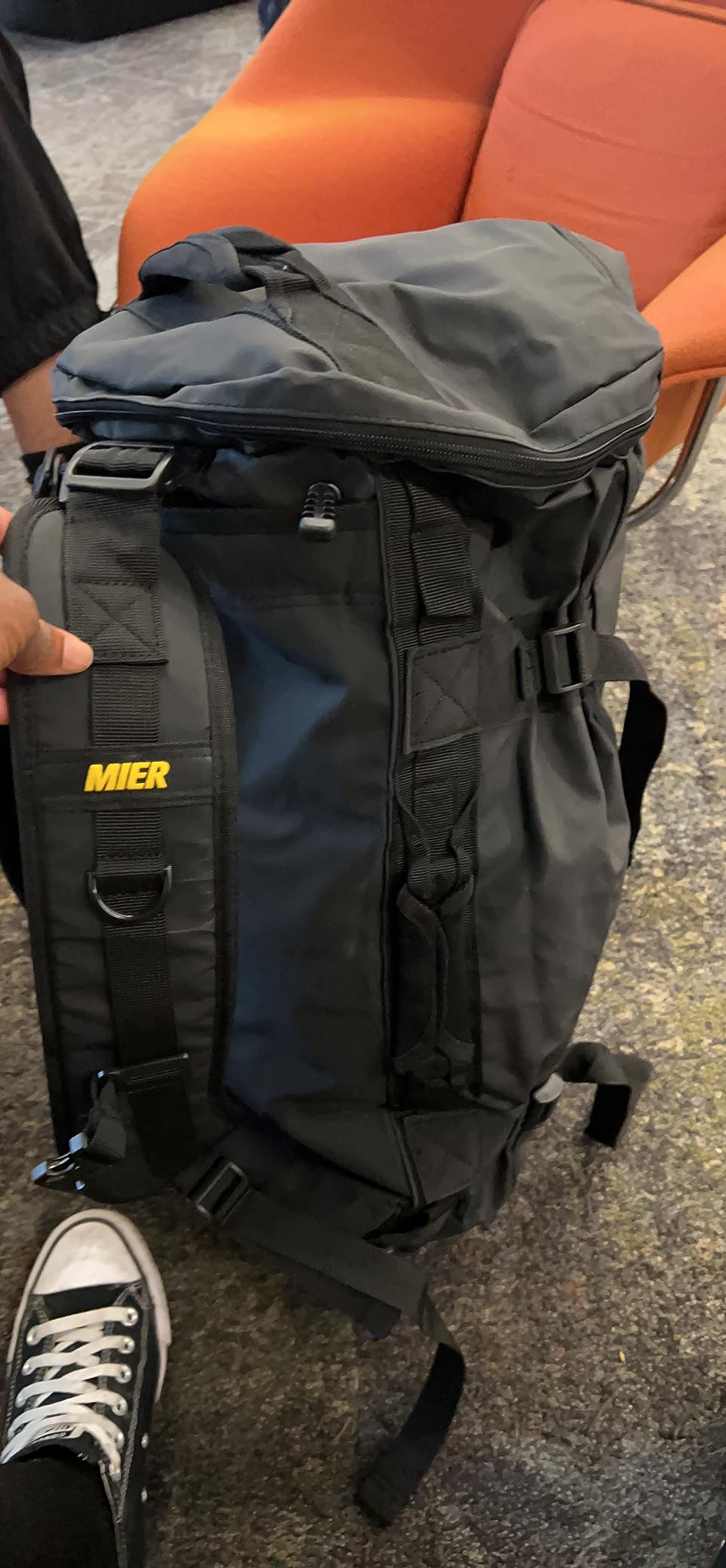 MIER Large Duffle Bag Backpack for Travel Camping Gym Sports, 45L/60L/90L customer photo 1