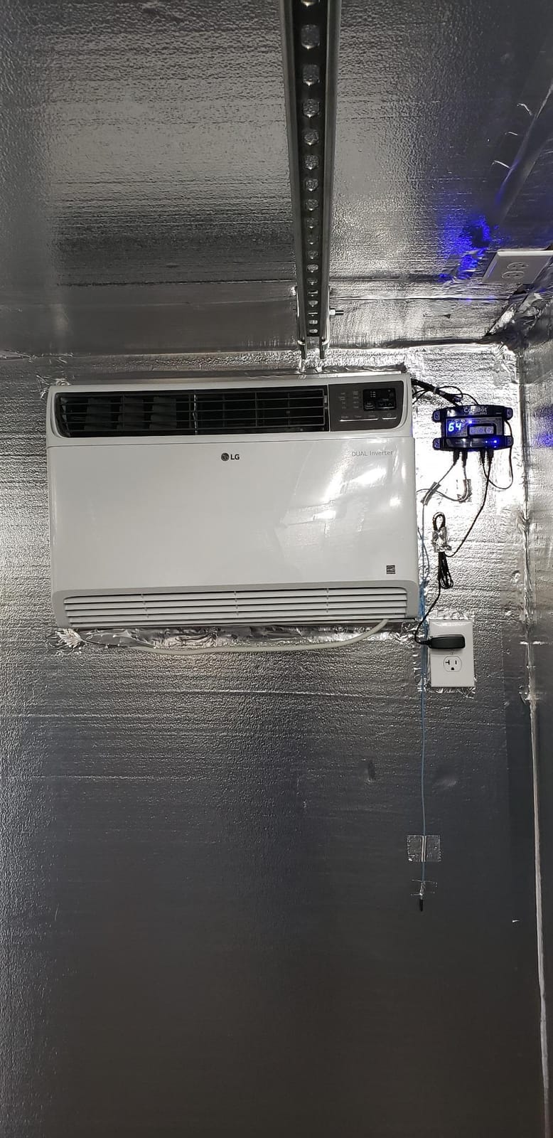 CoolBot Walk-in Cooler Controller | Convert a Well-Insulated Room into a Walk-in Cooler Using a Standard Air Conditioner and CoolBot customer photo 1