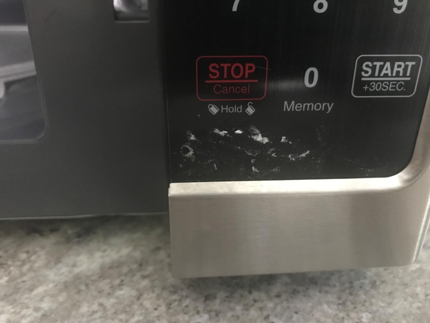 Farberware 1.6 Cu. Ft. Countertop Microwave Oven - 1100 Watts Power, Smart Sensor Auto Cook Settings, Defrost, Easy Clean and Child Safety Lock - Stainless customer photo 1