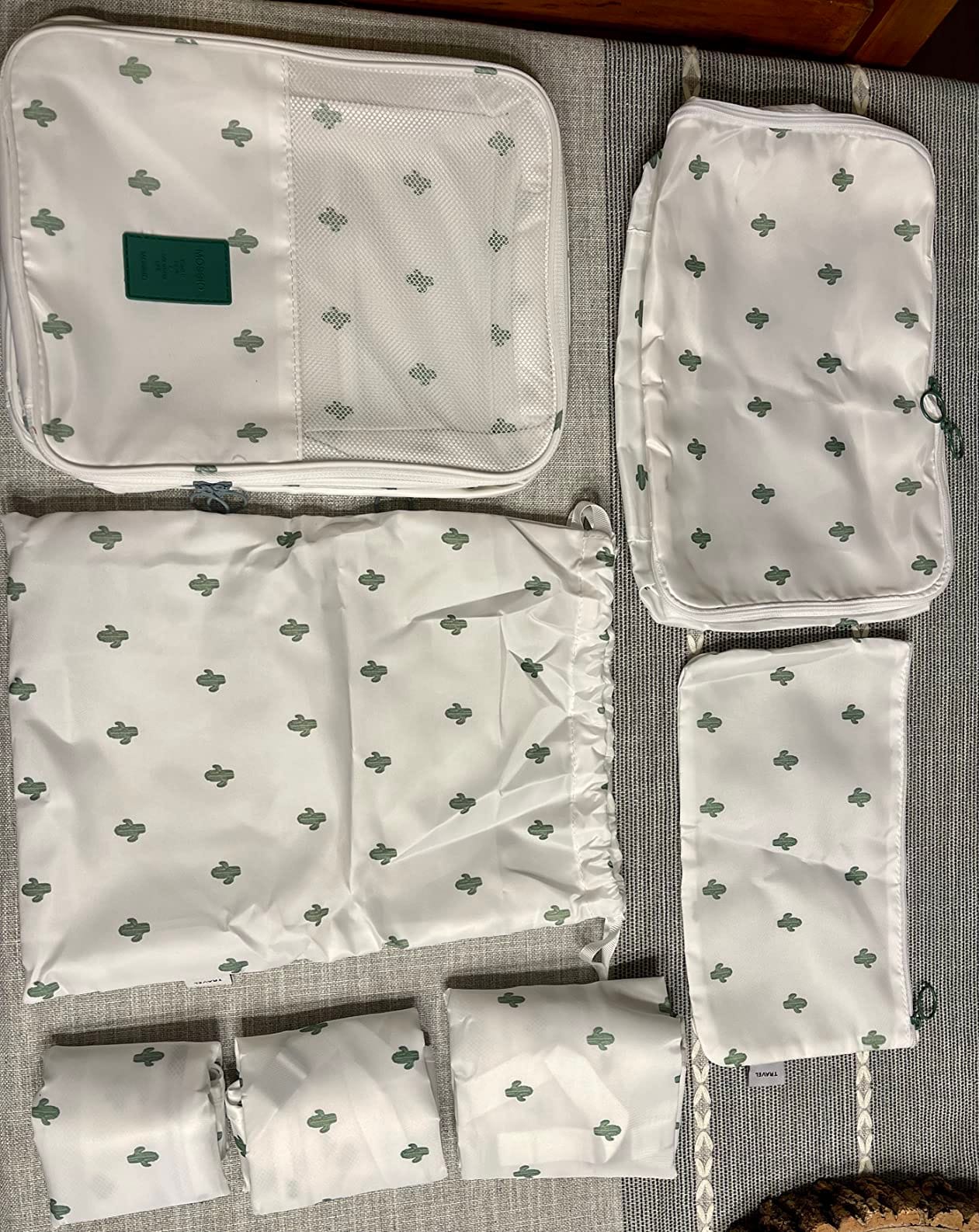 Mossio Shoe Bag Holds 3 Pair of Shoes for Travel and Daily Use Storage Pouch customer photo 2