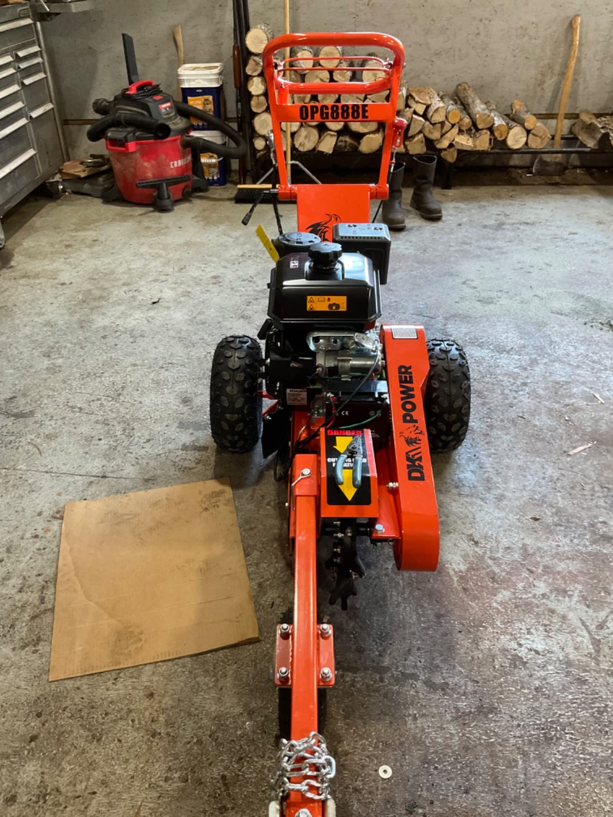 Detail K2 OPG888E 14 in. 14 HP Gas Commercial Stump Grinder with Electric Start customer photo 2