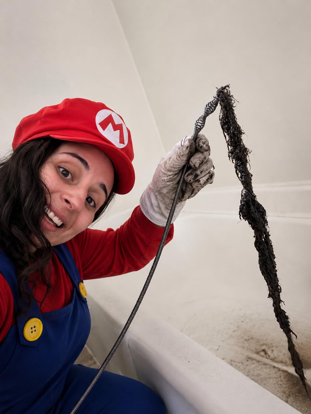 Drain Auger 25 Ft with Gloves, Heavy Duty Plumbing Snake Drain Clog Remover | Long Flexible Drain Snake for Deep Clog Removal, Reusable Drain Cleaner Tool for Bathroom, Shower, Bathtub & Kitchen Sink customer photo 2