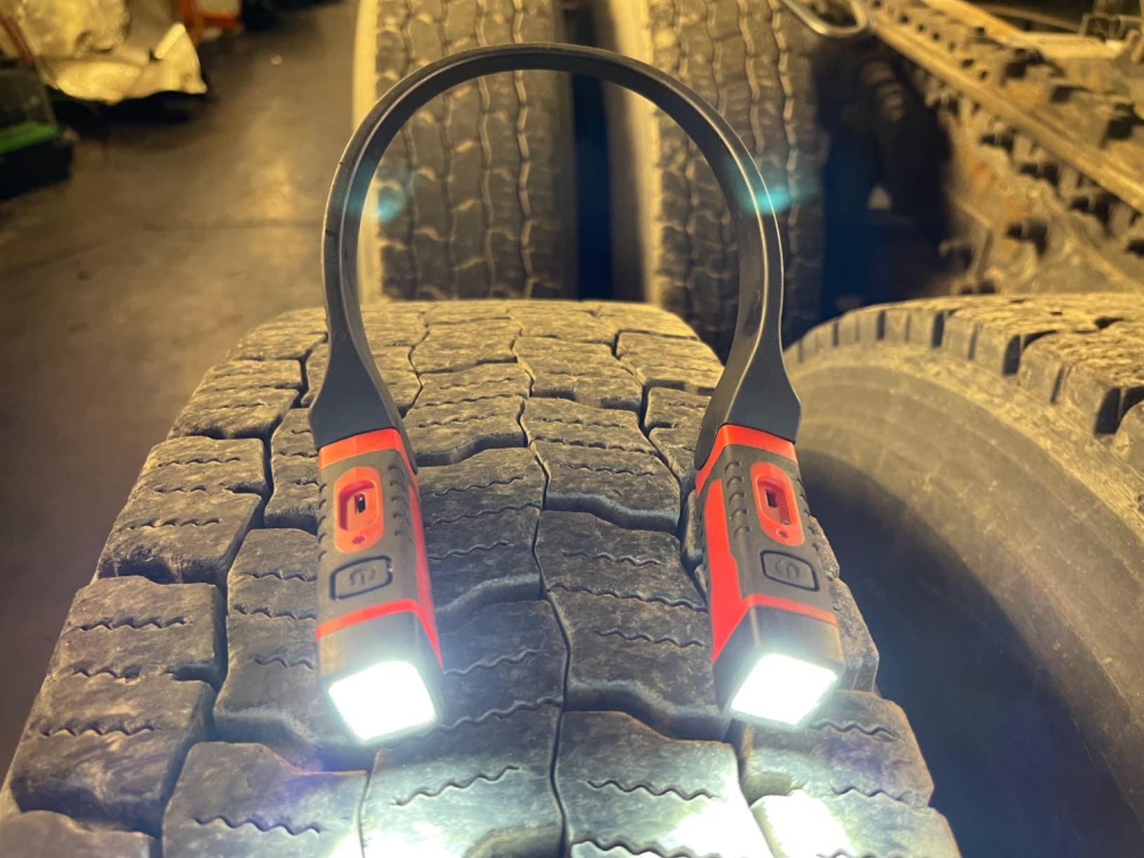 EZRED ANYWEAR Rechargeable Neck Light for Hands-Free Lighting - NK15, Perfect Light for Mechanics, Camping, Hunting, DIY Projects, Reading customer photo 2