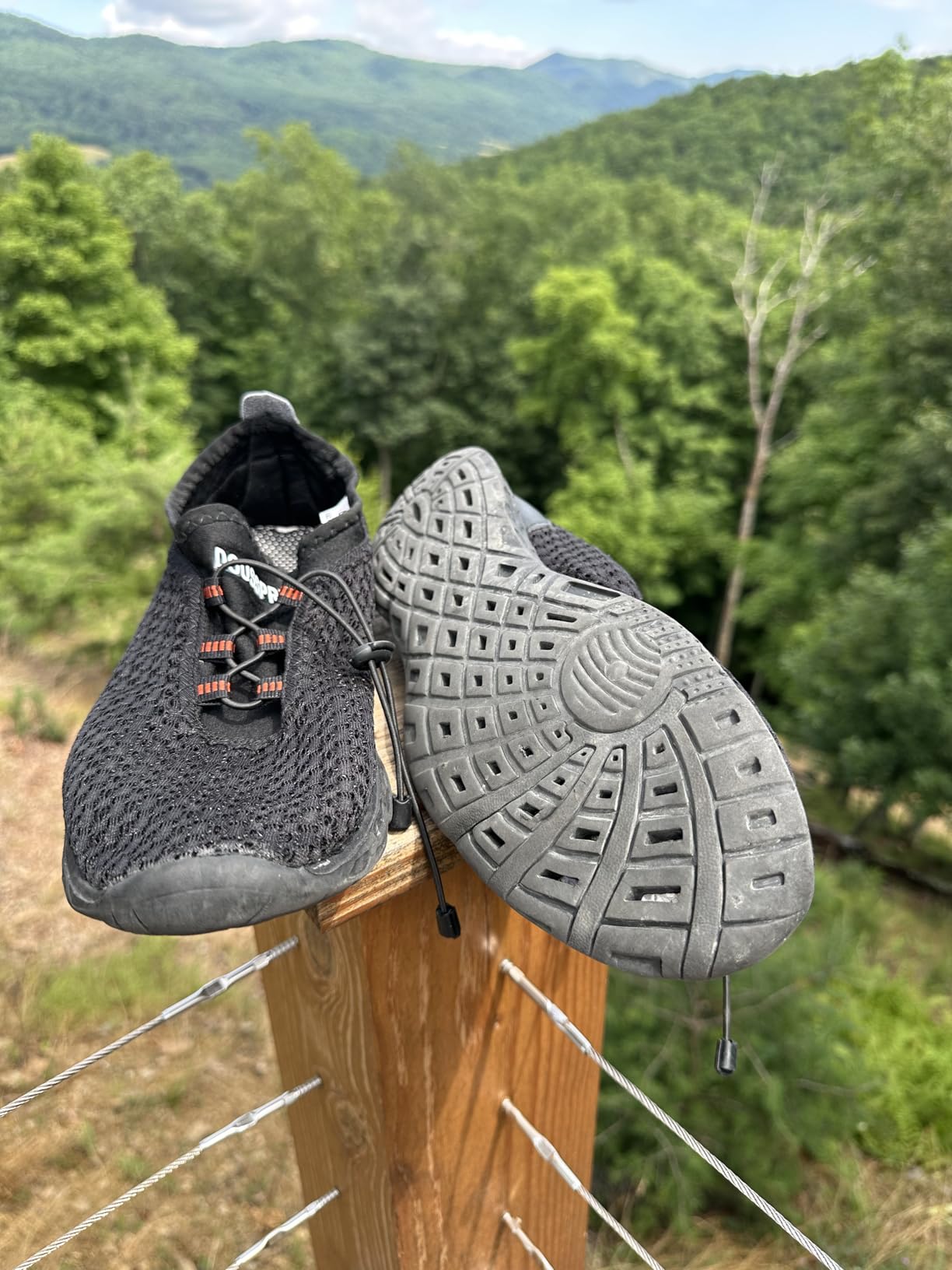 DOUSSPRT Men's Water Shoes Quick Dry for Beach Swim Pool Fishing customer photo 1