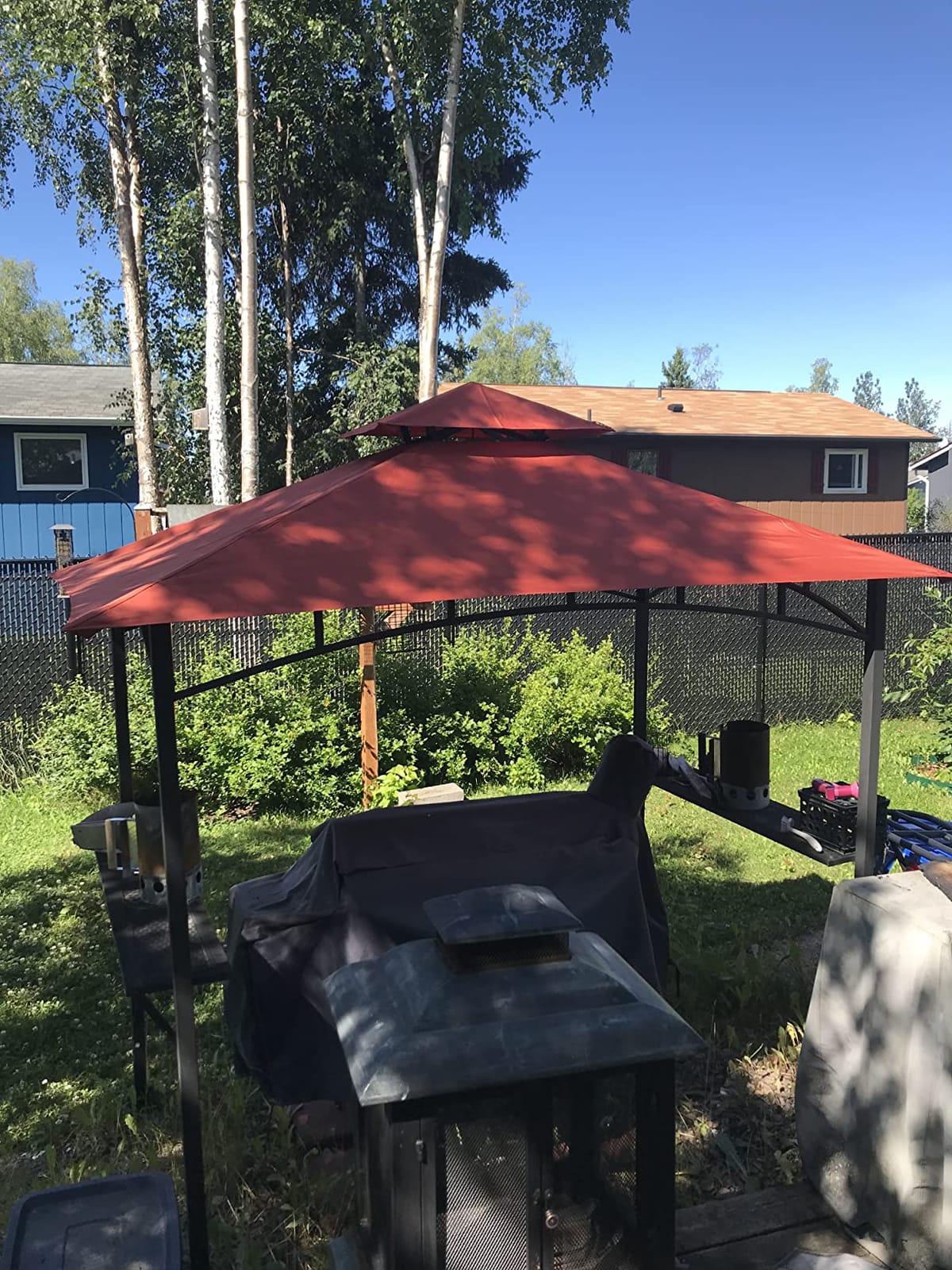 Eurmax USA High Performance Grill Gazebo Canopy Replacement Cover 5x8 BBQ Shelter Top(Cocoa) customer photo 1