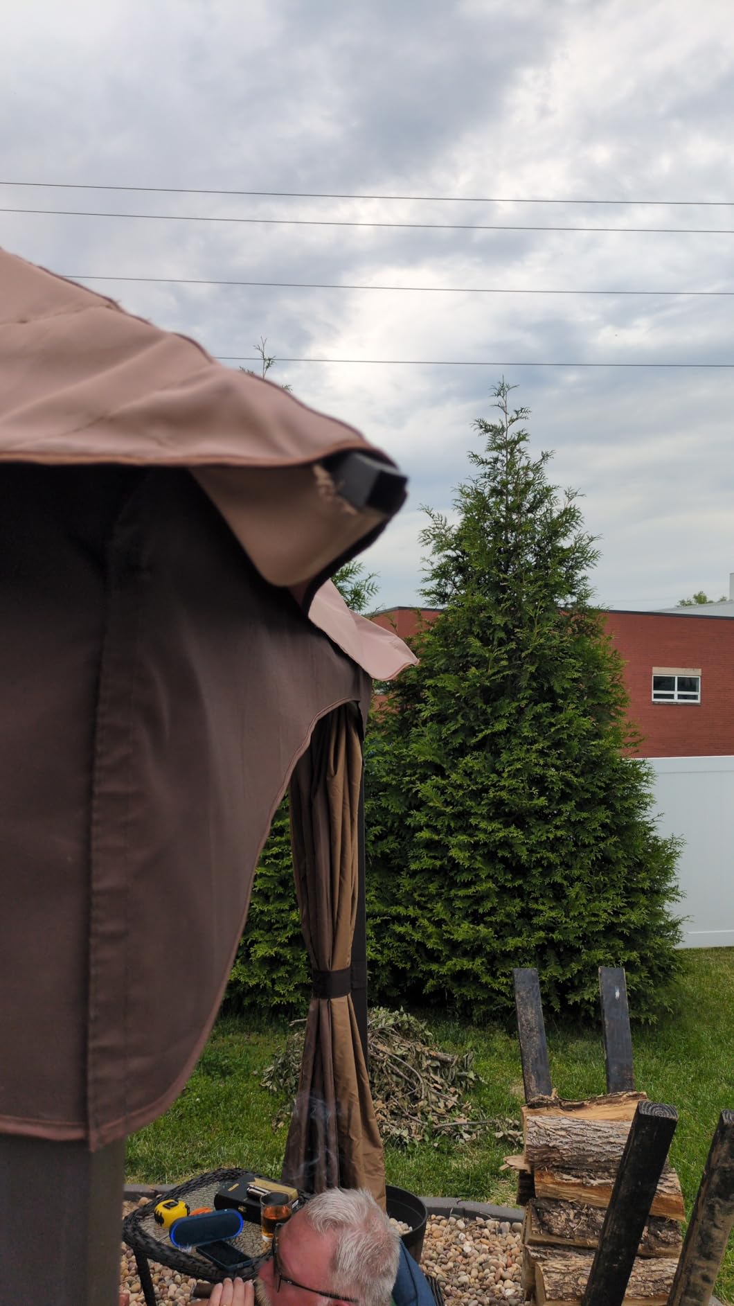 Eurmax USA High Performance Grill Gazebo Canopy Replacement Cover 5x8 BBQ Shelter Top(Cocoa) customer photo 2