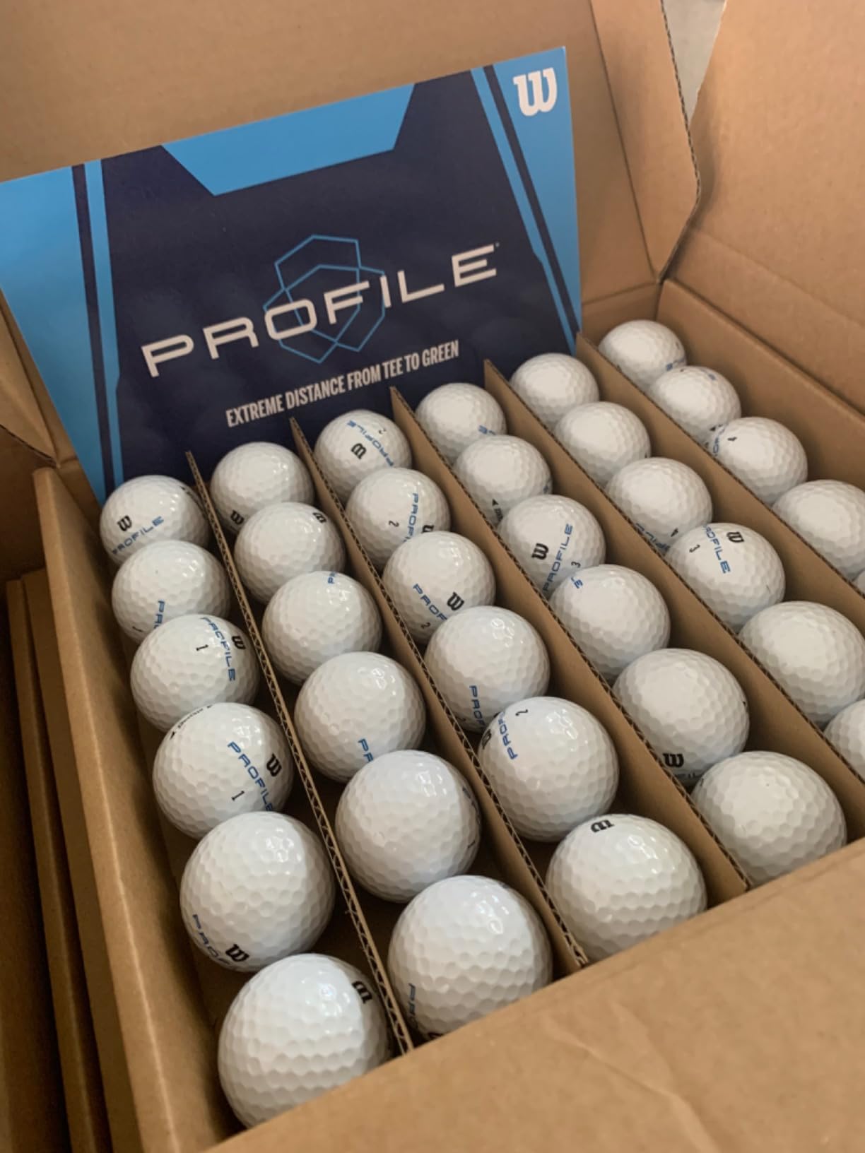 WILSON Profile Distance Golf Balls 36 Pack customer photo 1