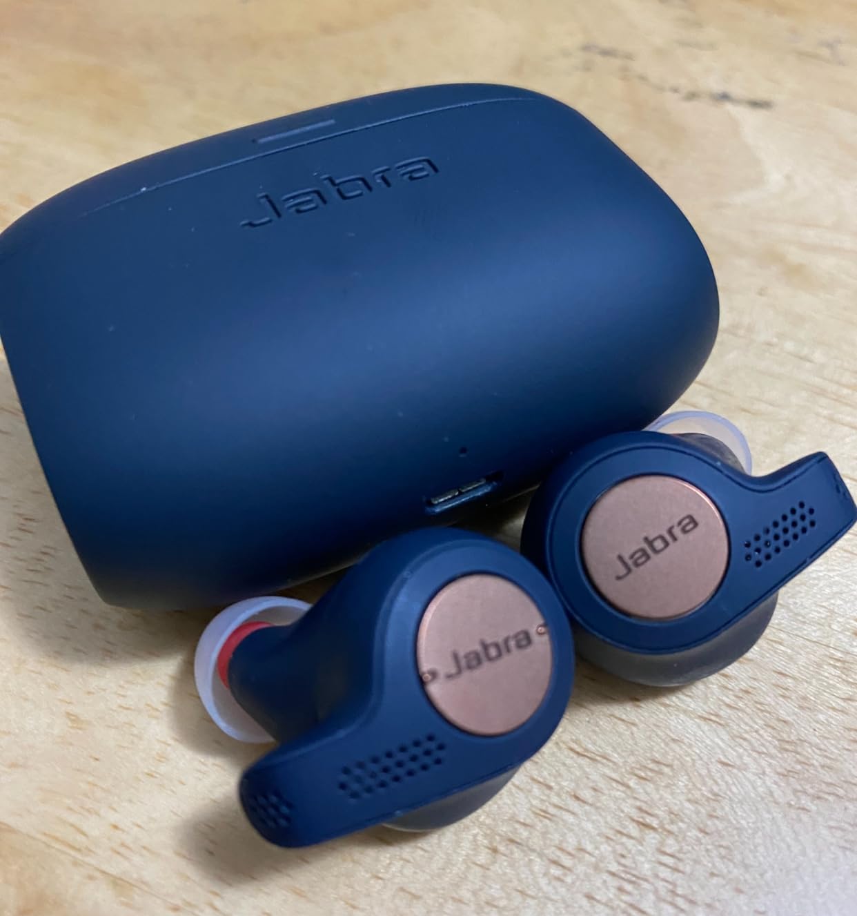 Jabra Elite Active 65t Alexa Enabled True Wireless Sports Earbuds with Charging Case - Copper Blue (Renewed) customer photo 1
