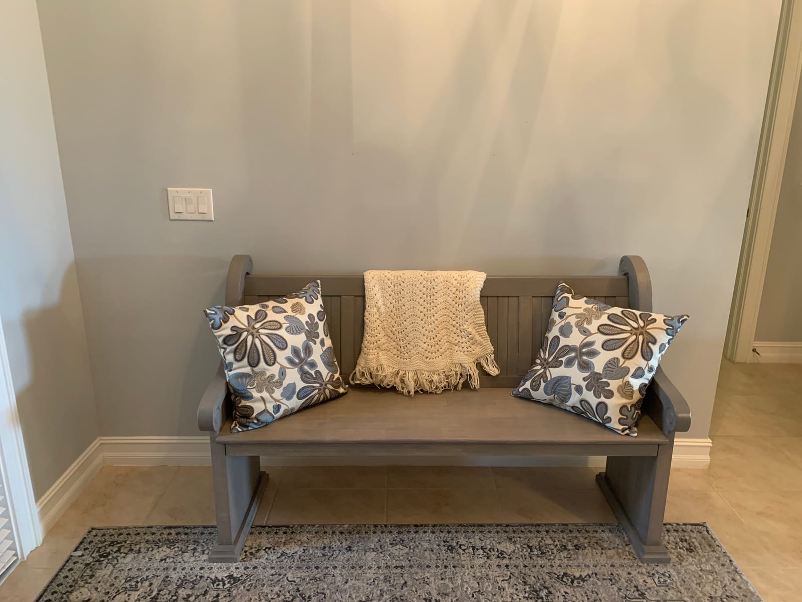 IC International Concepts Sanctuary Bench Solid Real Wood - 58'' W customer photo 1