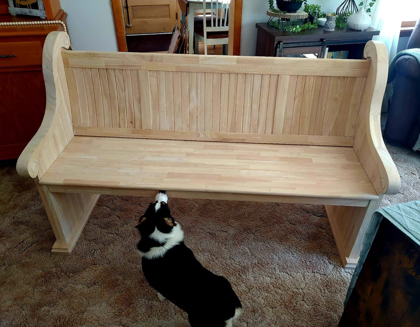 IC International Concepts Sanctuary Bench Solid Real Wood - 58'' W customer photo 2