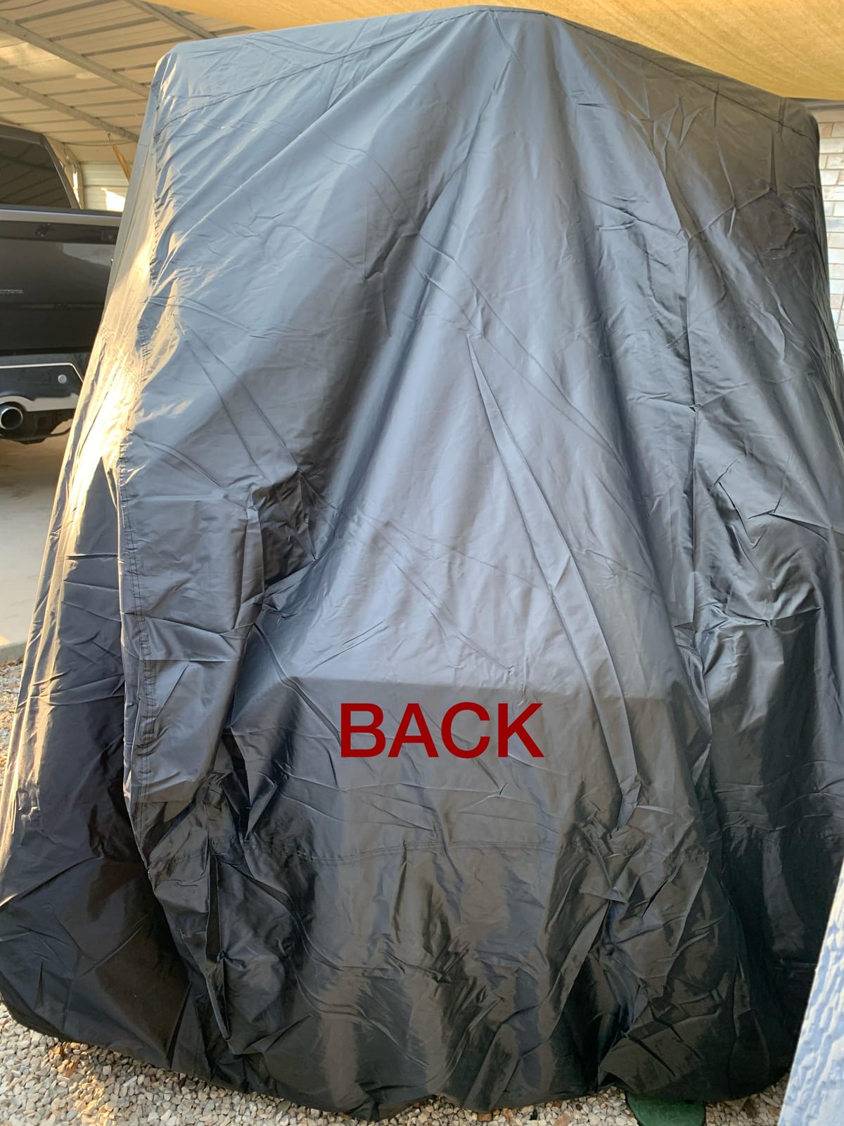 UTV Cover 4 Seater, Durable Oxford Cloth, Weatherproof Side by Side Cover | Waterproof Outdoor RZR Covers, Rip-stop Anti-UV Windproof, Fits for Polaris Ranger Can-am Honda Kawasaki Vehicles, 159x66x76 customer photo 2
