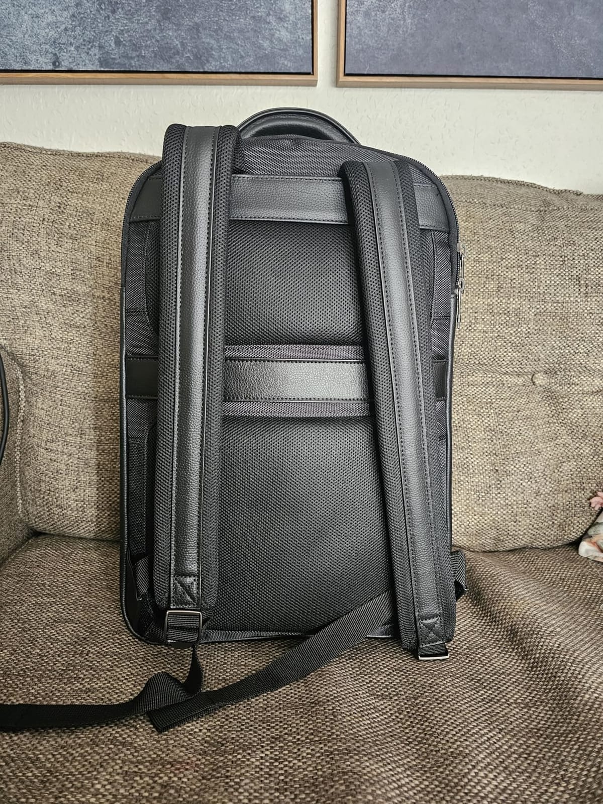 Samsonite Classic Leather Backpack, Cognac, One Size customer photo 1