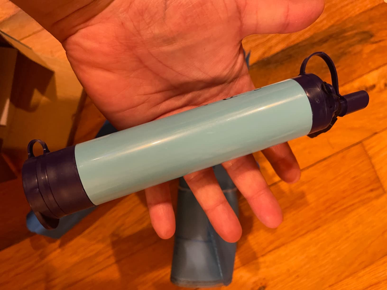 SimPure Portable Gravity-Fed Water Filter with 3L Bag | Gravity Water Purifier with Tree Strap, BPA Free Survival Gear and Equipment for Camping Hiking Emergency Preparedness customer photo 1