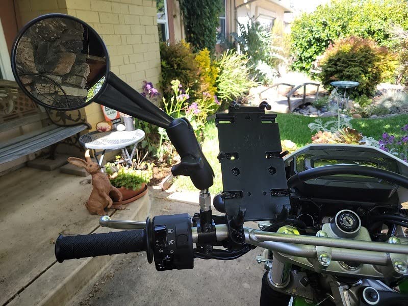 RAM MOUNTS Quick-Grip XL Phone Mount with Handlebar U-Bolt Base | B Size 1