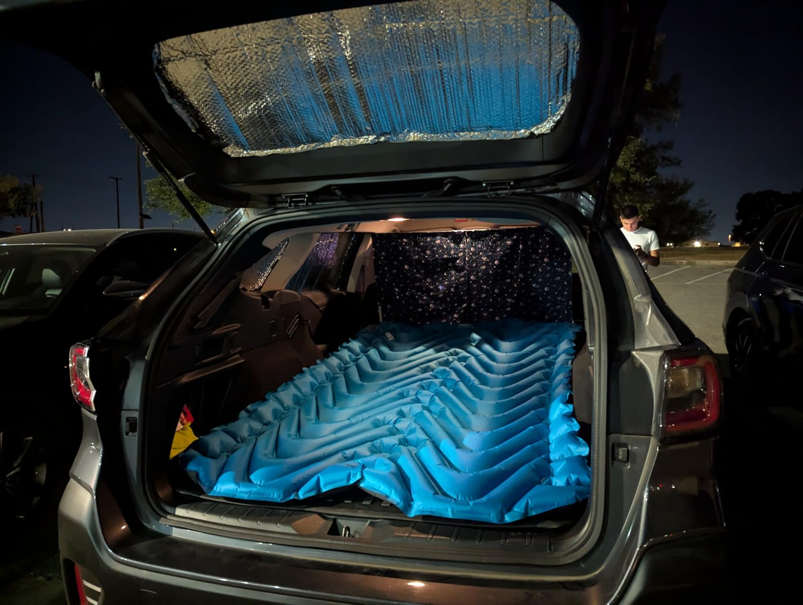 KLYMIT Double V Inflatable Sleeping Pad | Thick, Lightweight, Easy to Inflate, Foldable Air Bed Mattress for Camping & Backpacking customer photo 1