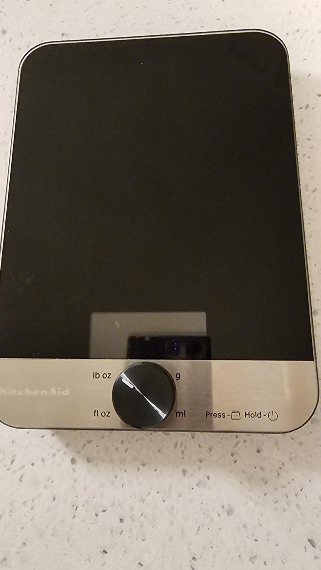 KitchenAid KQ908 Glass Surface 11 Pound Capacity Digital Kitchen and Food Scale, Scale for Food Ounces and Grams, Dry and Liquid Ingredients, Black customer photo 2