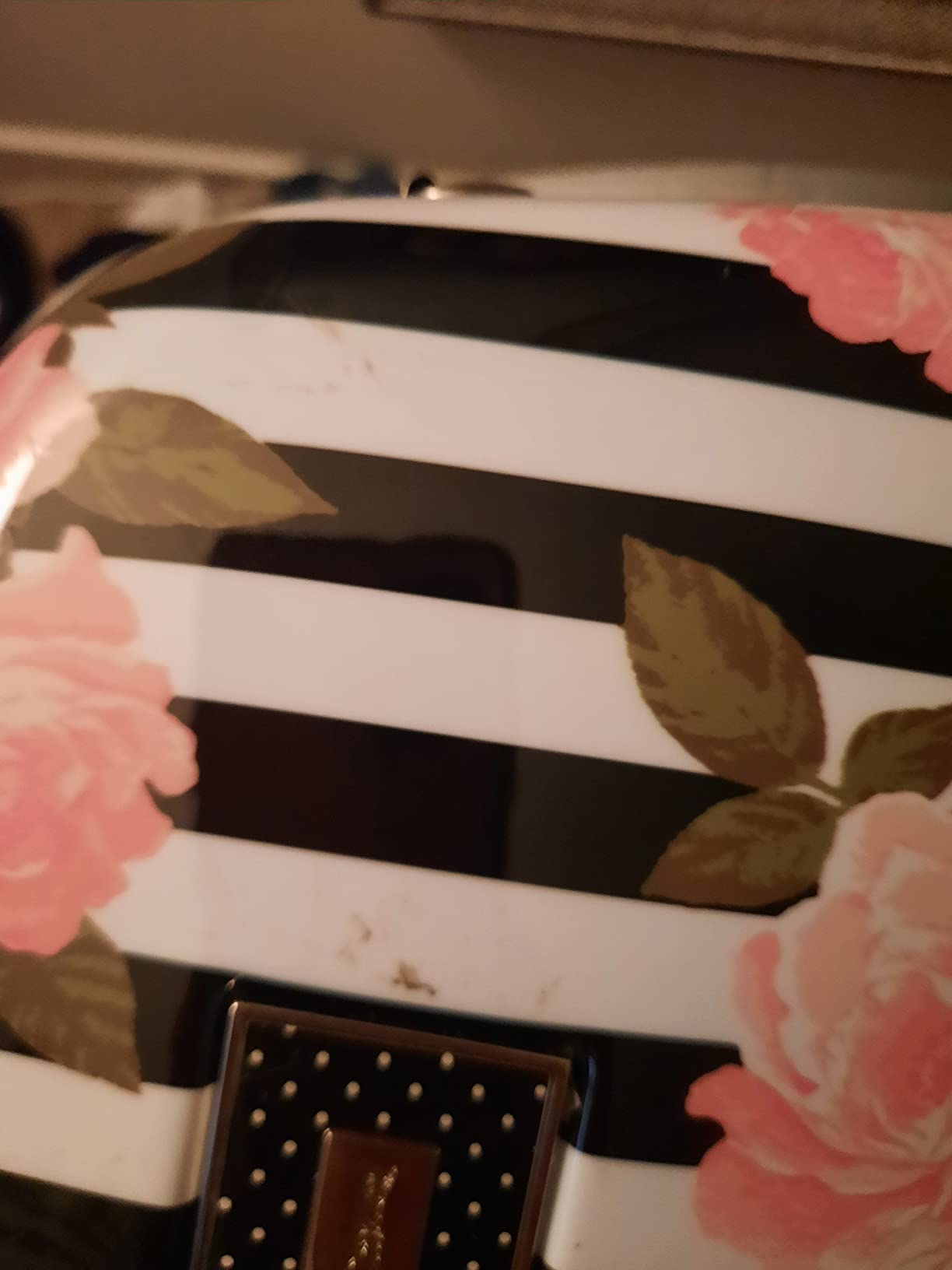 Betsey Johnson Hardside Cosmetic Case - Lightweight Small Size Hardshell Travel Hand Makeup Bag - Adjustable Shoulder Strap customer photo 1