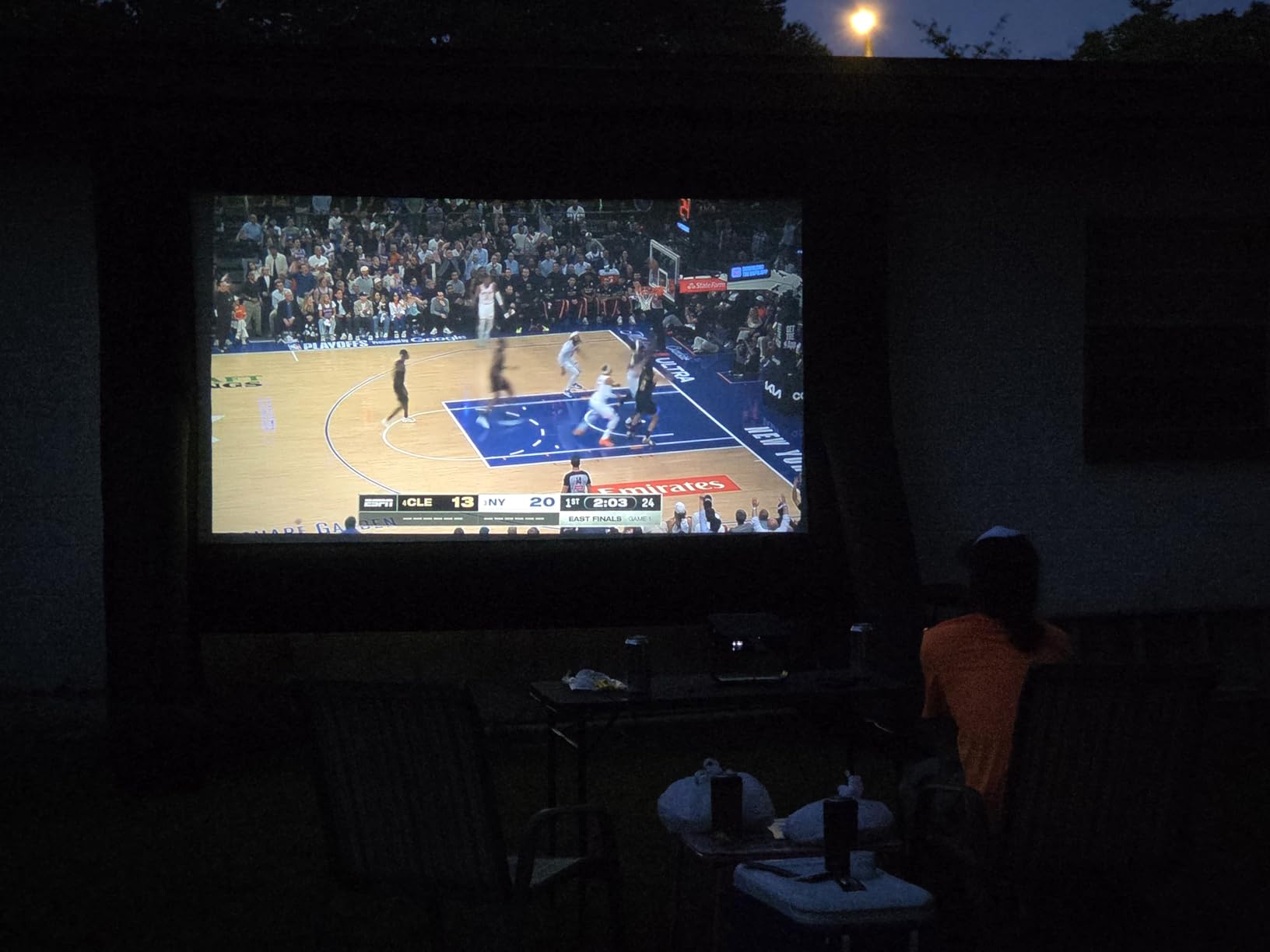 XHYCPY Inflatable Projector Screen 15ft Inflatable Movie Screen Outdoor with Air Blower and Storage Bag, Easy Set up, Front and Rear Projection for Outdoor Movie Night Backyard Pool Fun customer photo 2