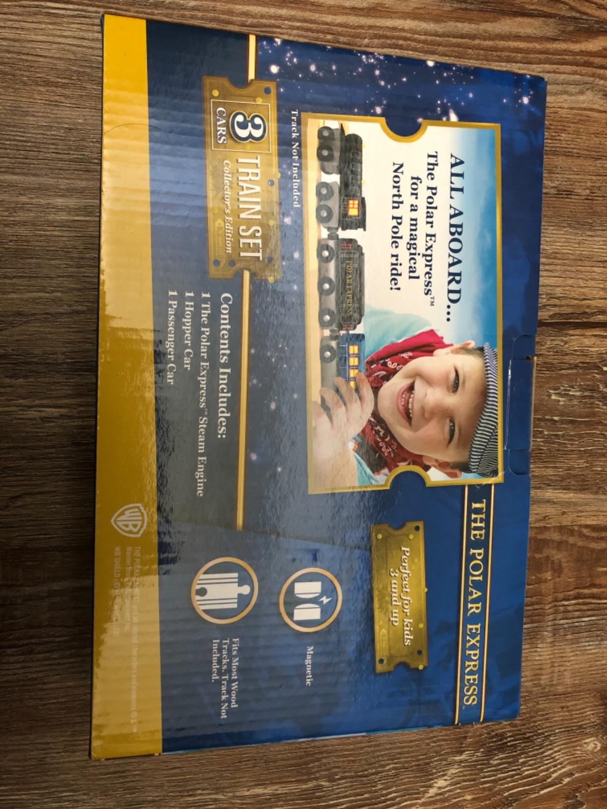 MasterPieces Wood Train Sets - The Polar Express 3 Piece Train Set - Officially Licensed Toddler & Kids Toy customer photo 1