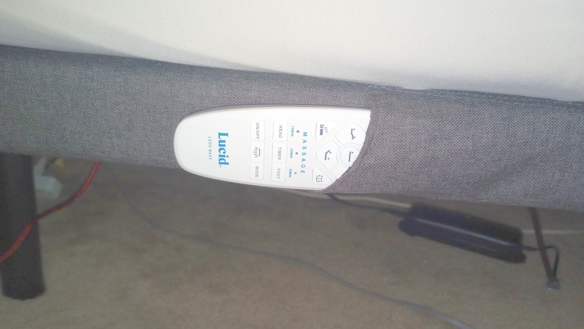 Lucid L150 Adjustable Bed Frame - Head & Foot - Wireless Remote, Twin XL customer photo 1