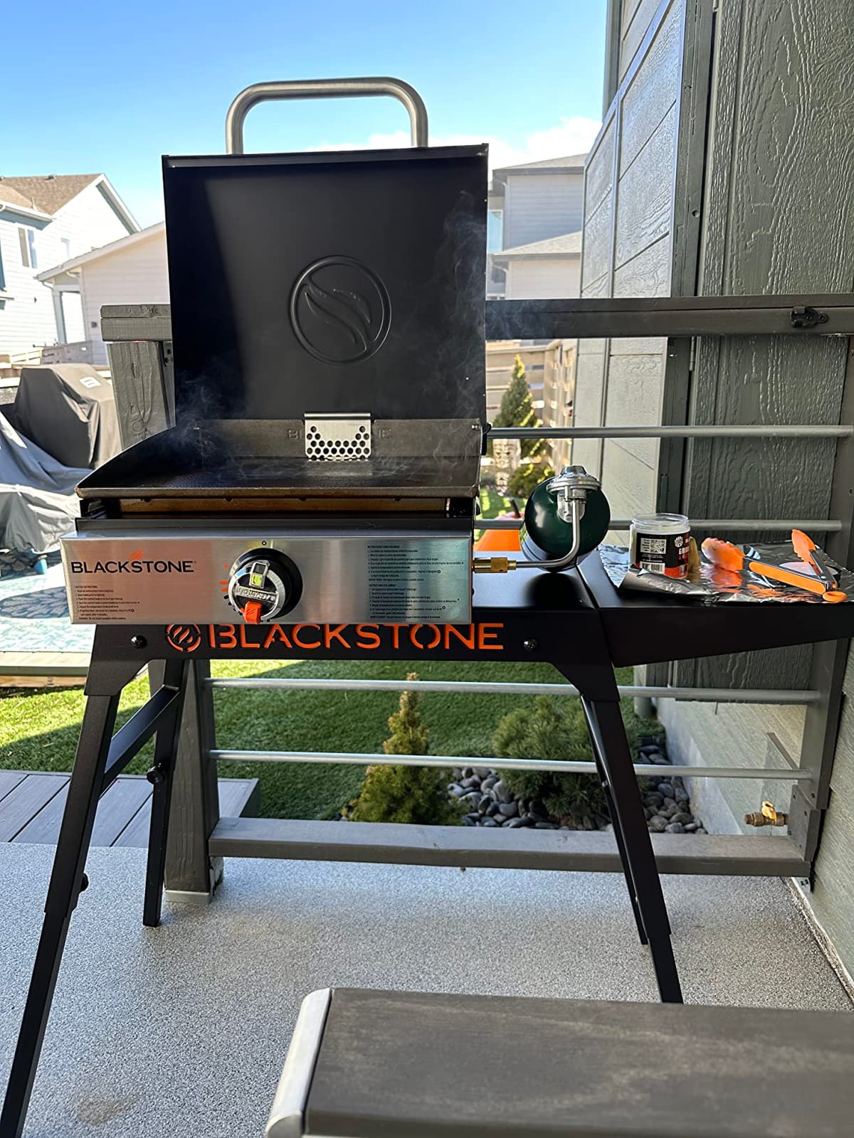 Blackstone 1814 Propane Gas Griddle, 17 Inch, Black | Stainless Steel, Portable Flat Top, Heavy Duty, For Kitchen, Camping, Outdoor, Tailgating customer photo 2