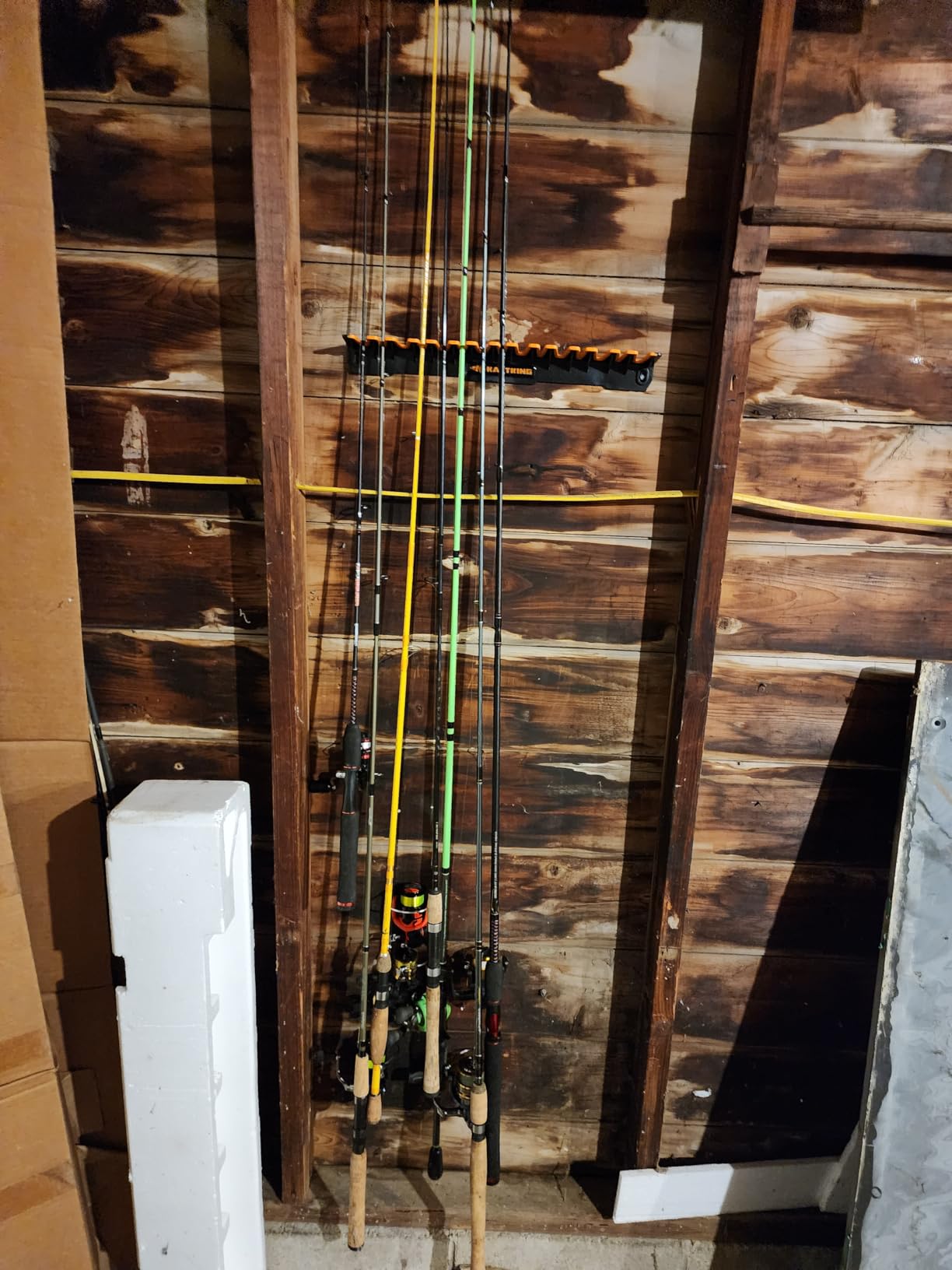 KastKing V15 Vertical Fishing Rod Holder, Wall Mounted Fishing Rod Rack, Store 15 Rods customer photo 2