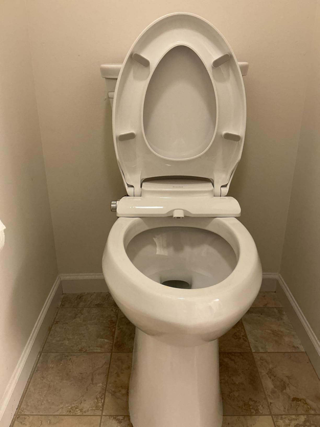 Brondell Bidet Toilet Seat Non-Electric Swash Ecoseat, Fits Elongated Toilets, White - Dual Nozzle System, Ambient Water Temperature - Bidet with Easy Installation customer photo 2