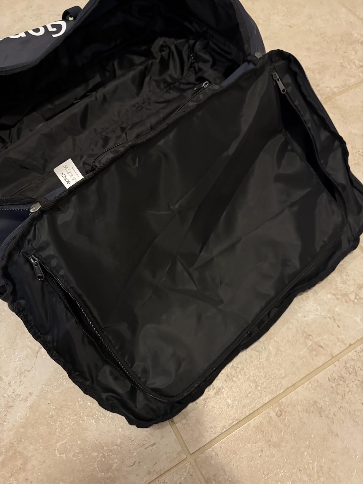 Gonex Rolling Duffle Bag with Wheels, Waterproof PVC Luggage, 33 in, Olive customer photo 2