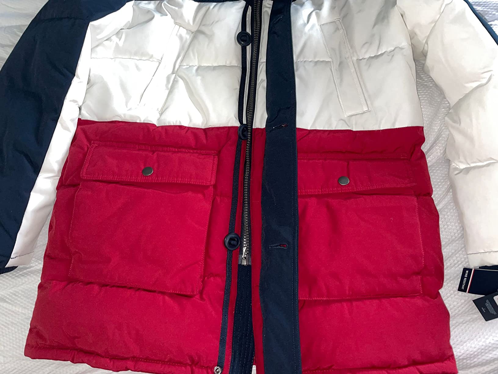 Tommy Hilfiger Men's Arctic Cloth Full Length Quilted Snorkel Jacket customer photo 1