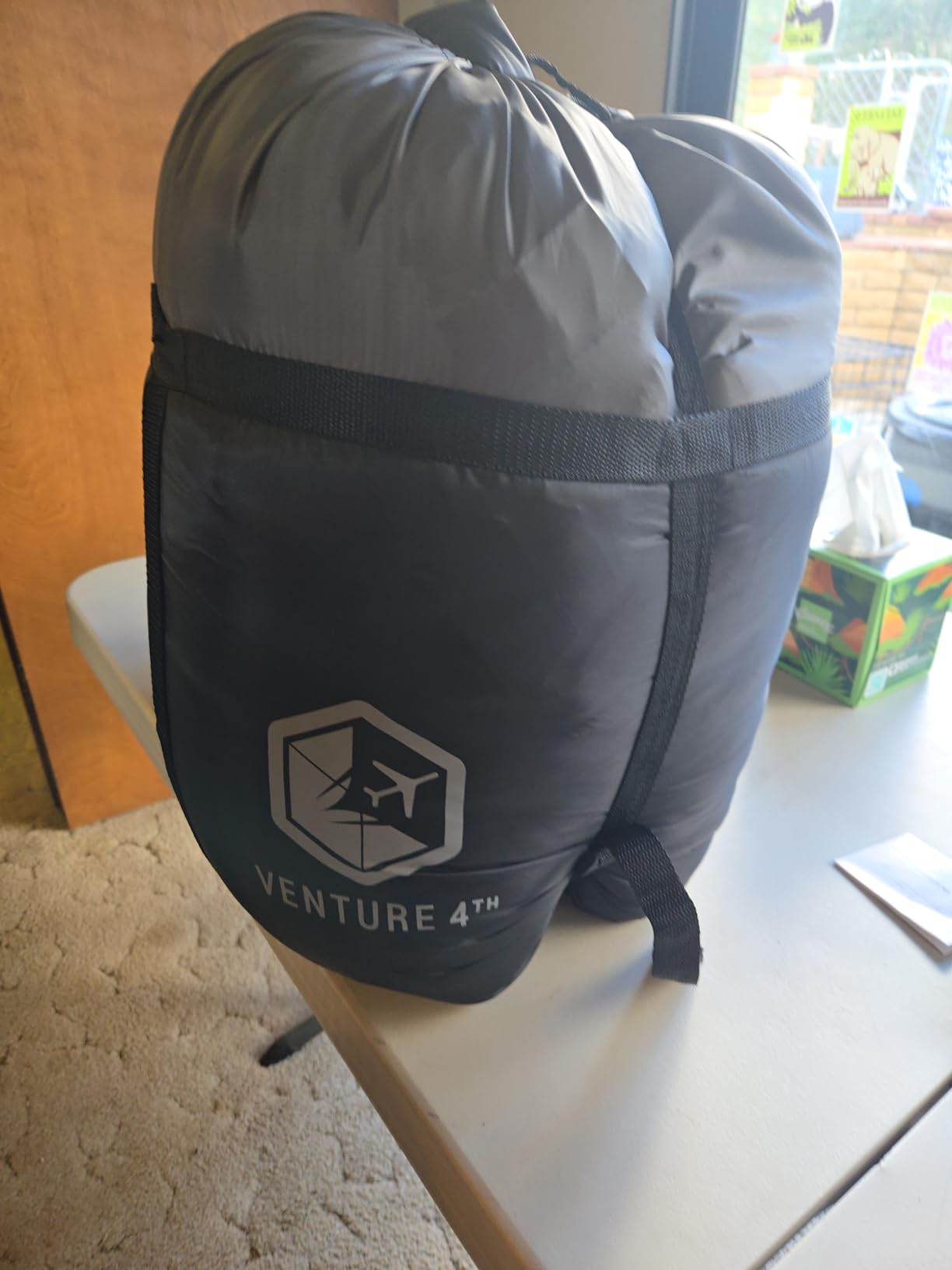 VENTURE 4TH Backpacking Sleeping Bag for Camping - Single, XXL & Double | Water-resistant, breathable polyester. Compresses into included stuff sack for easy carry. Warm & Cold Weather Options. customer photo 1