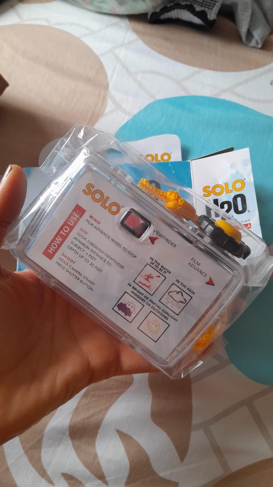 Solo H2O 35mm Single Use Underwater Camera with 400ASA 27 Exposure Film customer photo 2