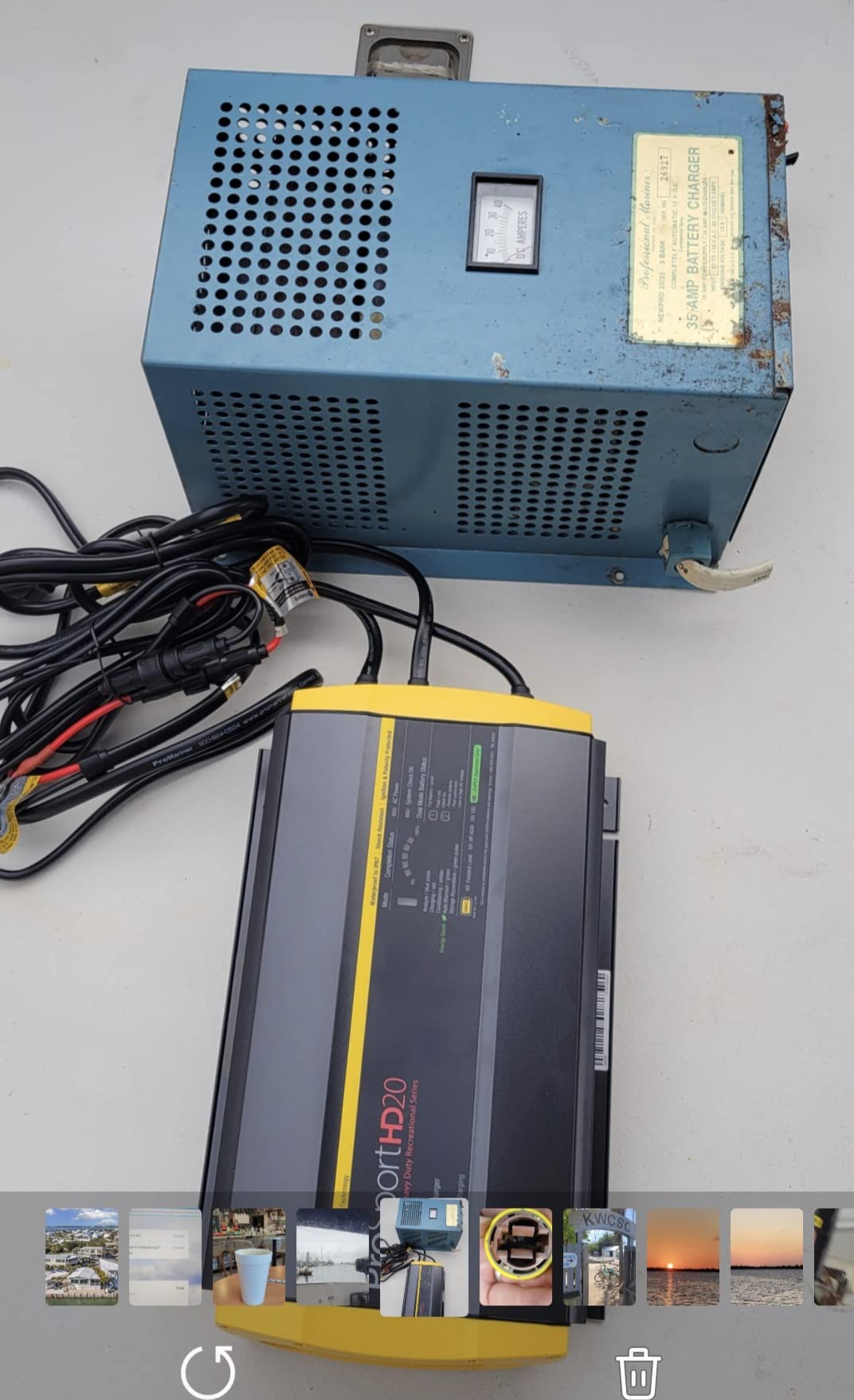 ProMariner 44020 ProSport HD Waterproof Marine Battery Charger, 20 Amp, 2 Bank customer photo 1