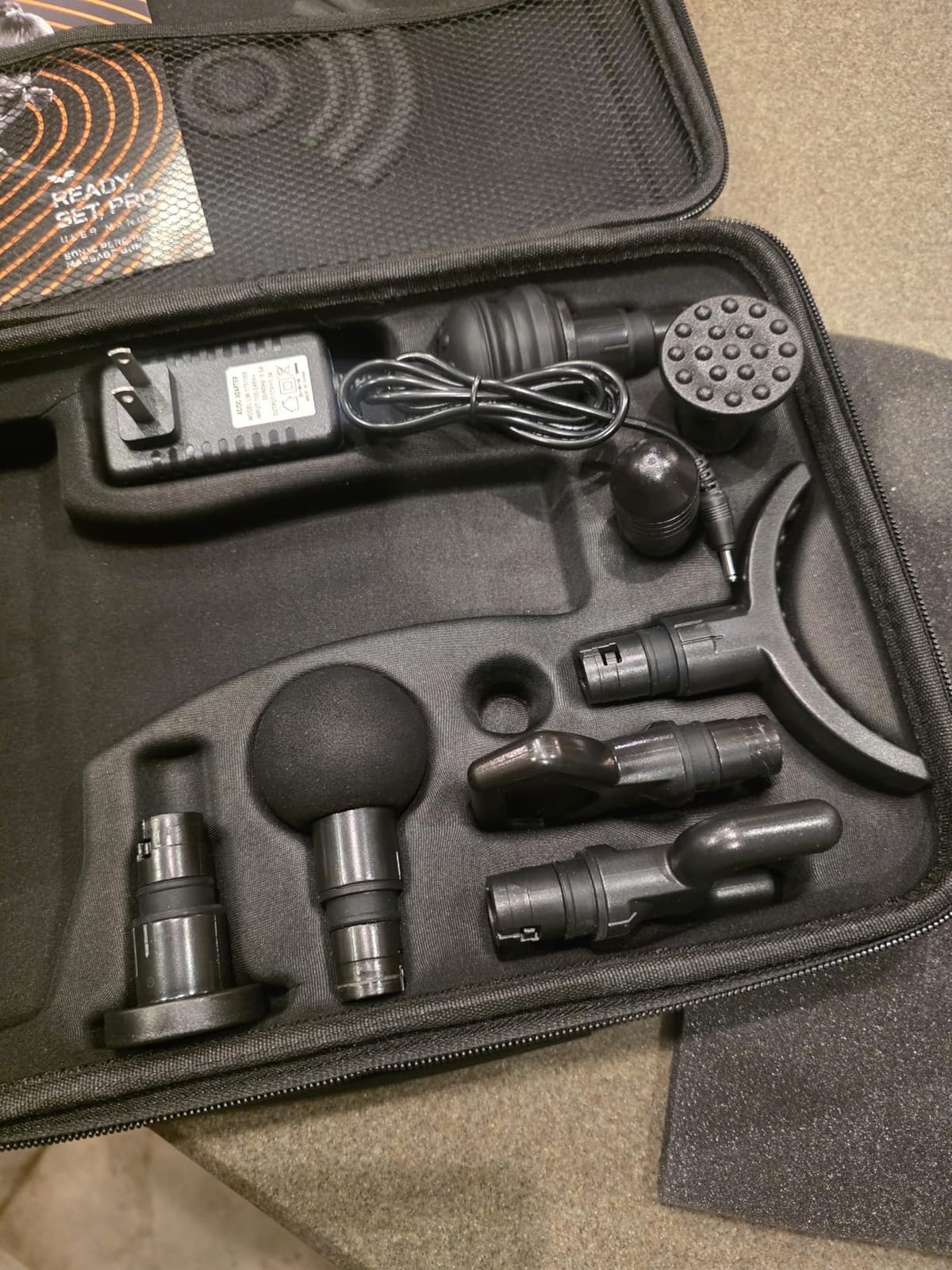 LifePro Sonic Massage Gun Percussion Muscle Massager, 8 Heads & 5 Speeds | Up to 6-Hr Runtime, Deep Tissue Massage Gun for Neck, Back, Calves, Quads, Feet, Trigger Points & Recovery Support customer photo 2