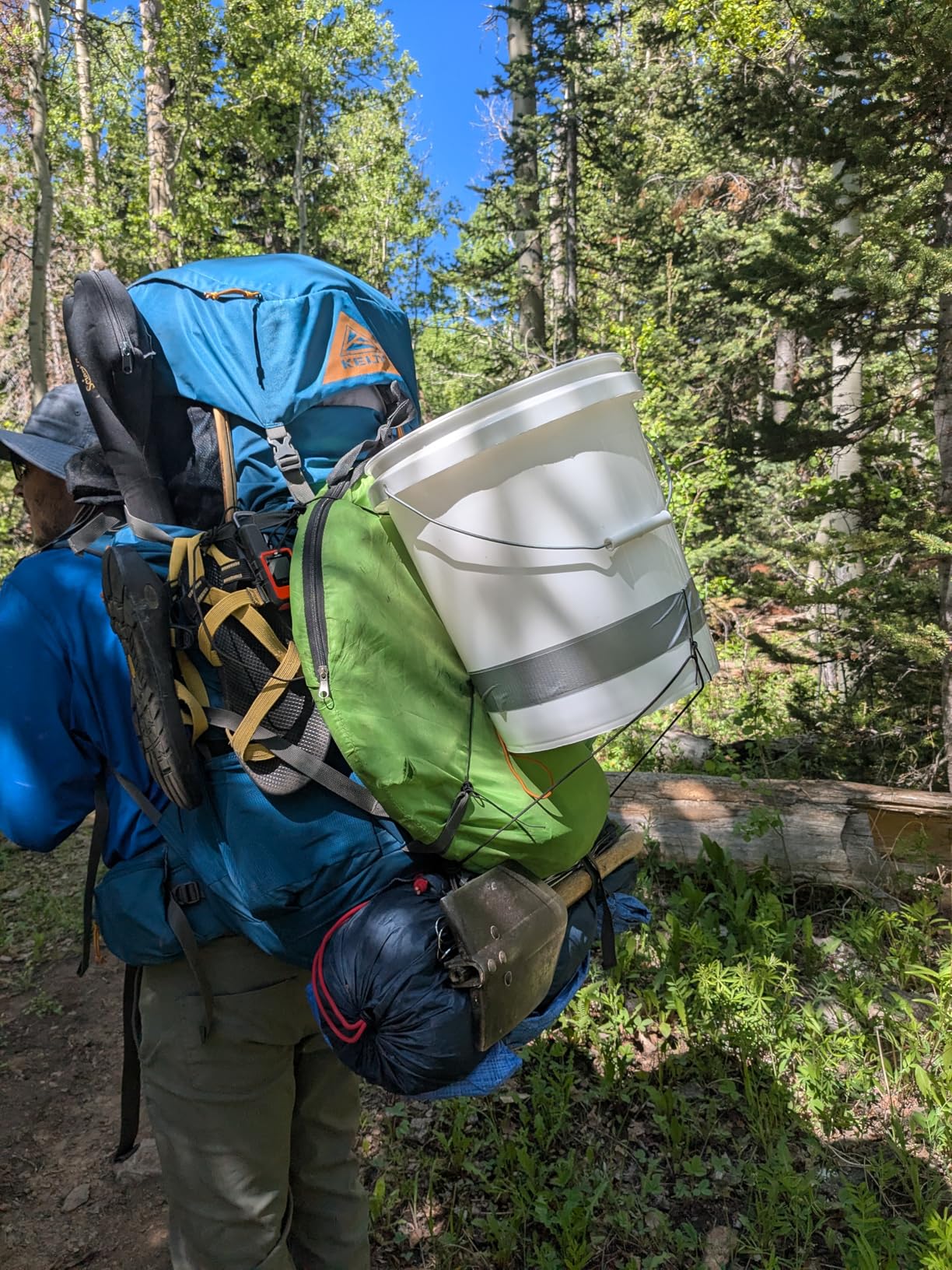 Kelty Coyote 60-105 Liter Internal Frame Backpack - Hiking, Backpacking, Travel, Hydration Compatible, Fully Adjustable (105L / Dark Olive) customer photo 2