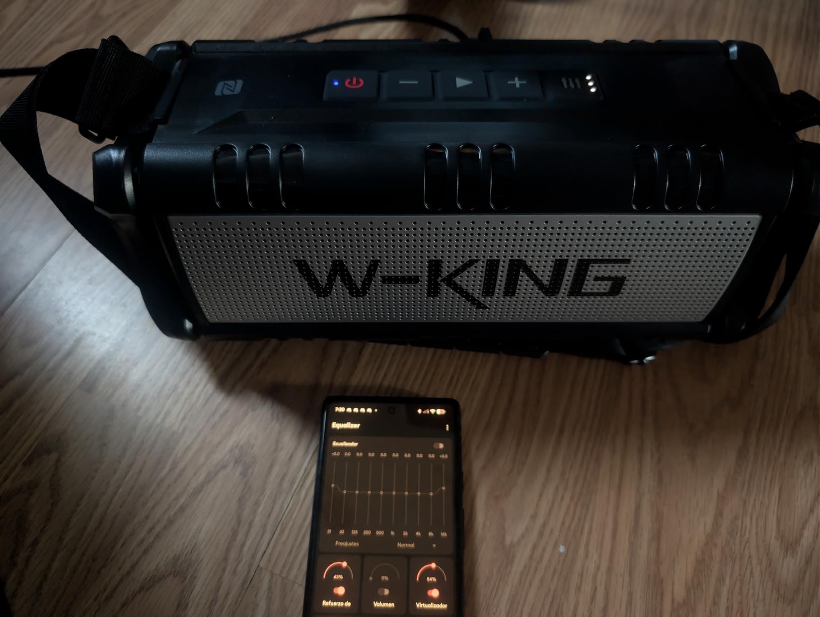 W-KING Bluetooth Speaker, 90W Max Loud IPX6 Waterproof Portable Speaker | 50W Deep Bass/Subwoofer *2/40H/EQ/TF/AUX, 105dB Large Boombox Outdoor Speakers Bluetooth Wireless for Party/Camping/Jobsite customer photo 2