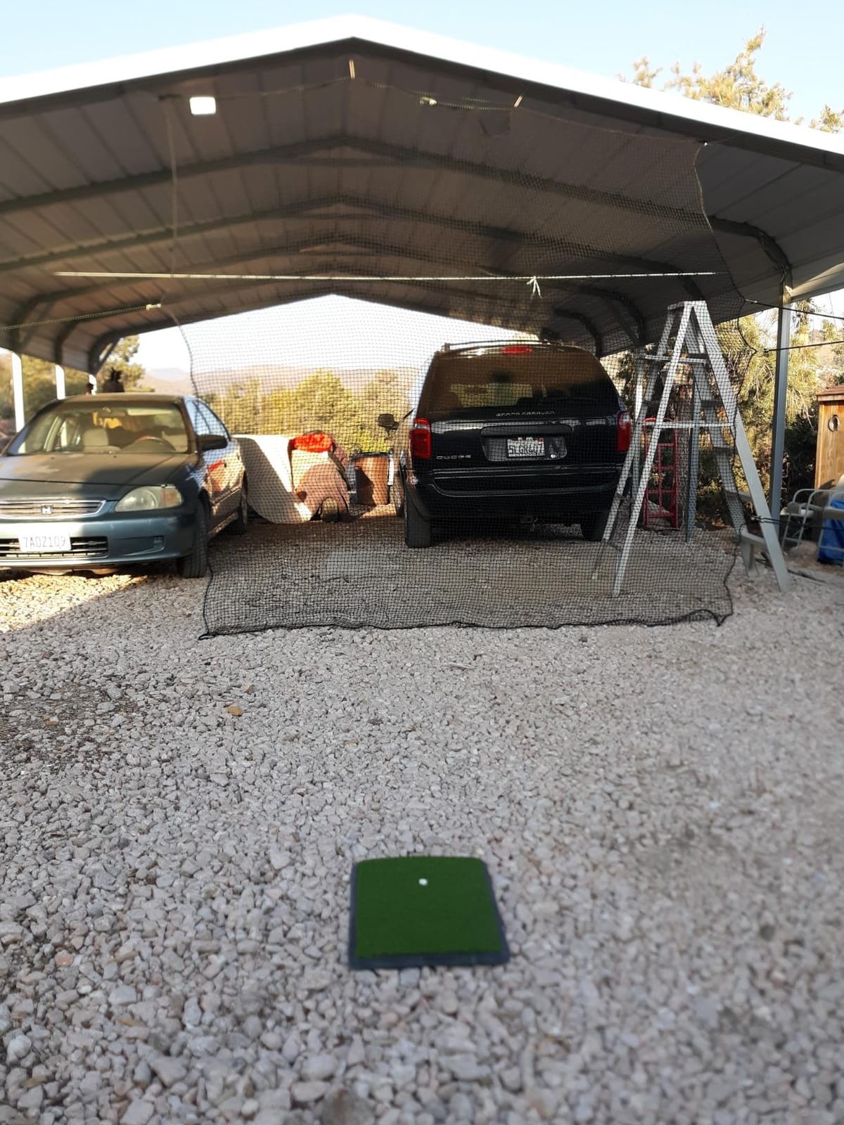 CHAMPKEY Premium Synthetic Turf Golf Hitting Mat | Heavy Duty Rubber Base Golf Practice Mat | Come with 1 Rubber Tee and 9 Plastic Tees customer photo 2