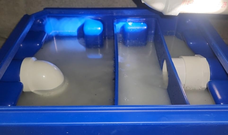 BESEDER Grease Trap Plastic 4 GPM Commercial Under Sink Grease Trap, Grease Interceptor ASME Certified for Restaurant Kitchen customer photo 2