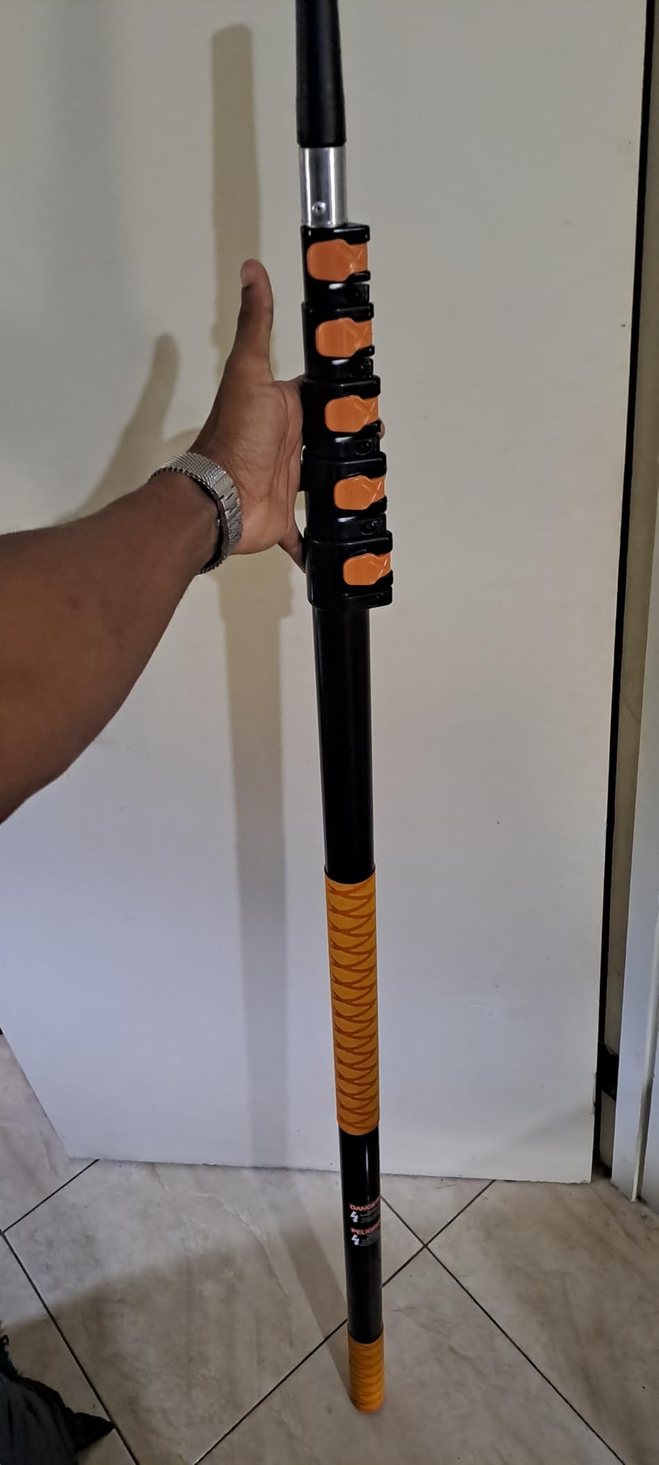 5-24 ft Long Telescopic Extension Pole, Multi-Purpose Extendable Pole customer photo 1