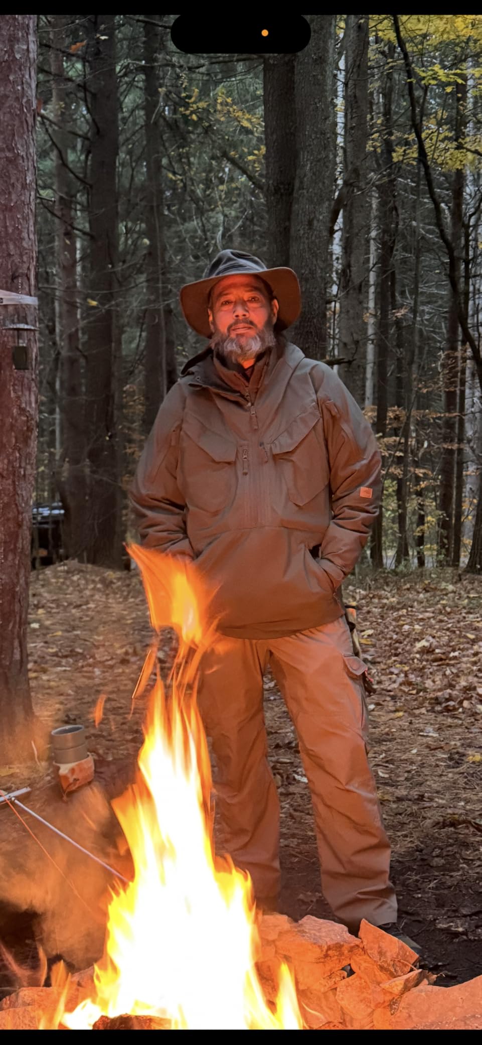 Bushcraft Pilgrim Anorak Outdoor Jacket DuraCanvas Black customer photo 1