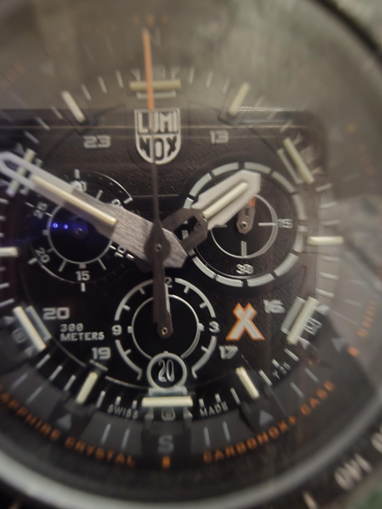 Luminox - Bear Grylls Survival XB.3749 - Mens Watch 45mm - Military Watch in Orange/Black Date Function - Chronograph Compass 300m Water Resistant - Sapphire Glass customer photo 2
