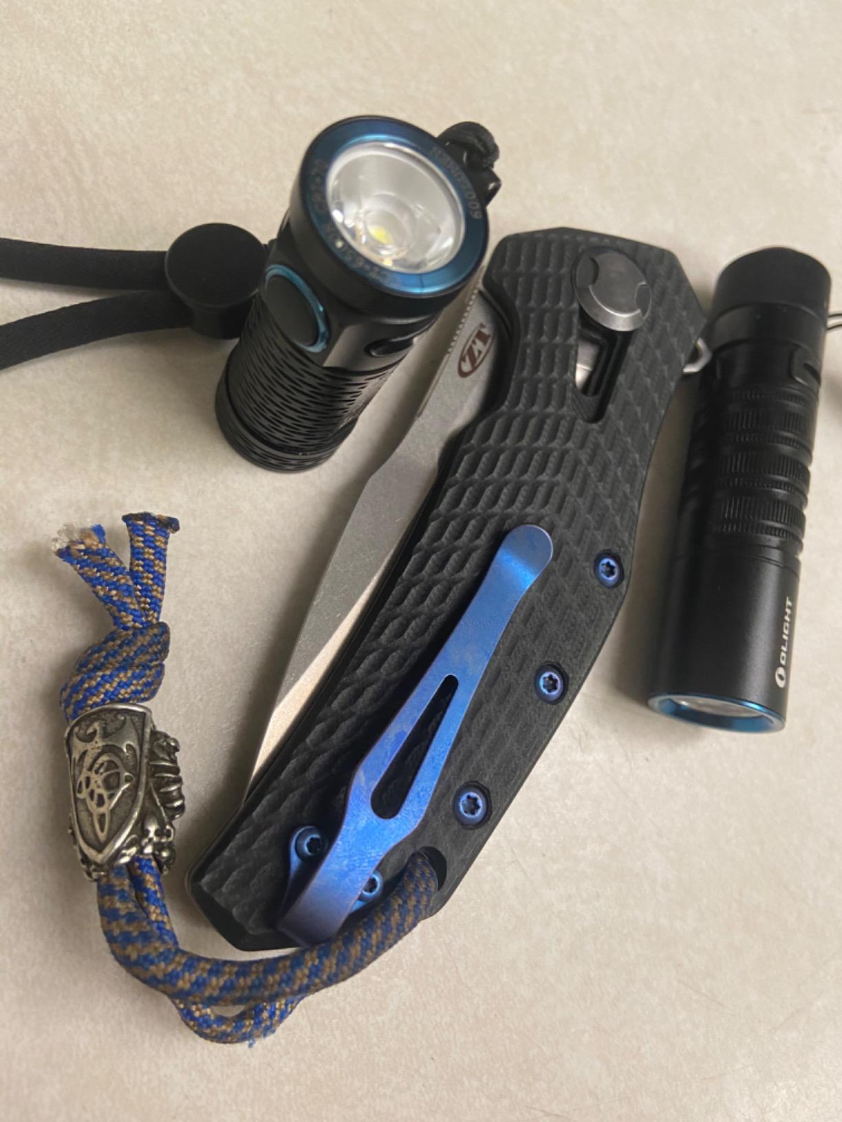 Zero Tolerance 0308 Folding Knife, Premium CPM 20CV Blade Steel, Manual KVT Opening, Coyote G10 Handle, Made in the USA, 3.7 Inch customer photo 1