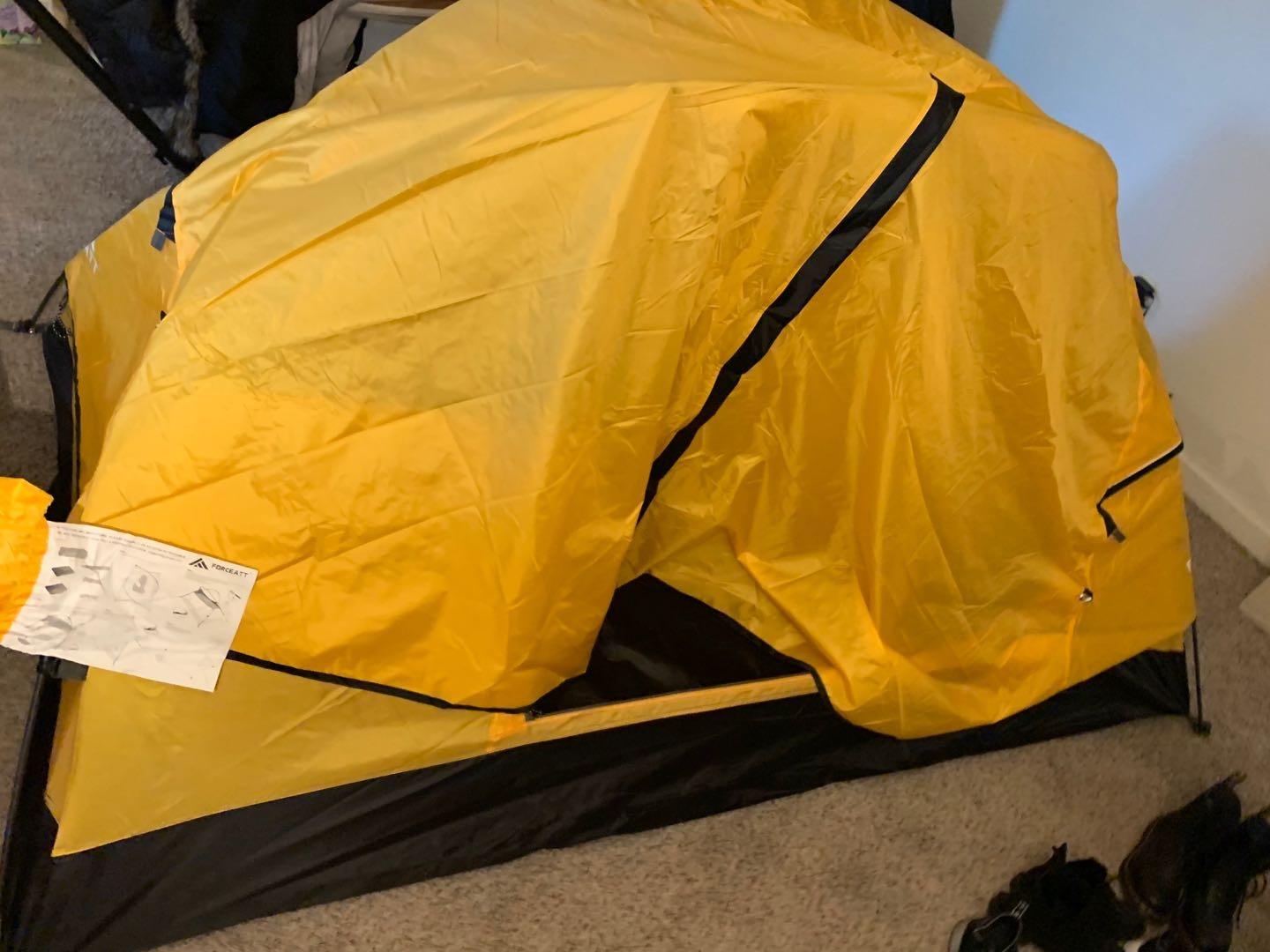 Forceatt Camping Tent 2 Person, Backpacking Tent Waterproof & Windproof, Ultralight Instant Tent with Rain Fly for Camping, Hiking, Outdoor customer photo 1