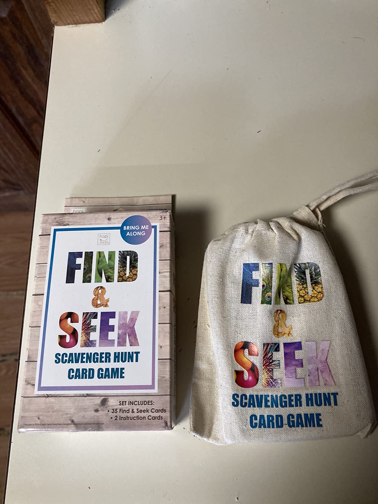 Hapinest Find and Seek Scavenger Hunt Card Game, Indoor Outdoor Activities for Kids Toddler & Family, Beach Camping Travel Car Games for Road Trips customer photo 2