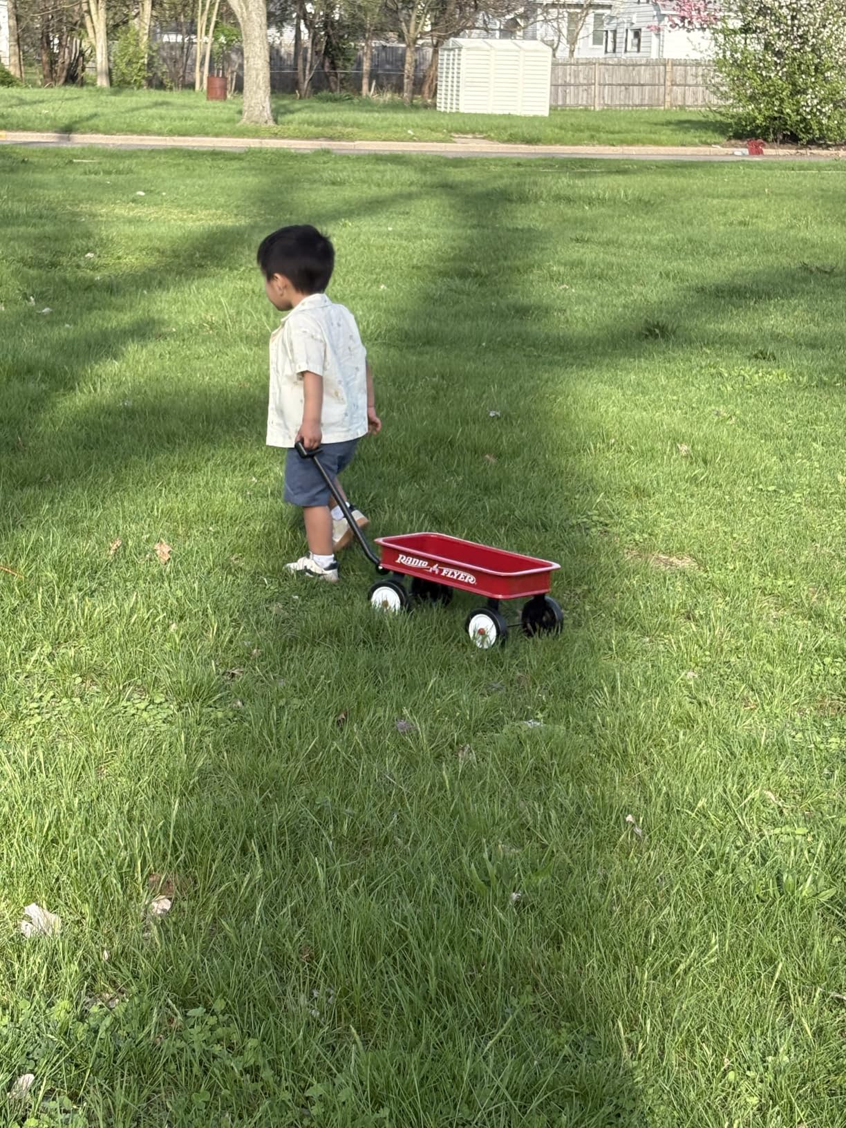 Radio Flyer Mini Classic Red Wagon for Kids, 16.5