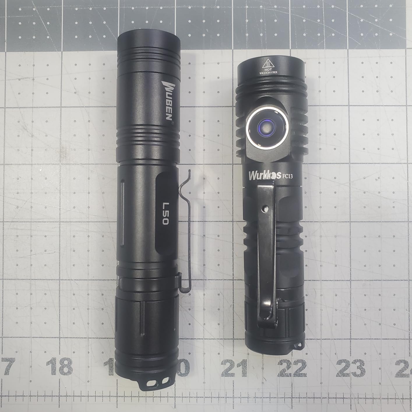 WUBEN L50 Rechargeable Tactical Flashlight, 1200 High Lumens Super Bright Handheld Flashlighs, IP68 with 5 Mode Pocket Light, LED Tail Switch Flash Light for Emergencie Camping Home Inspection Repair customer photo 2