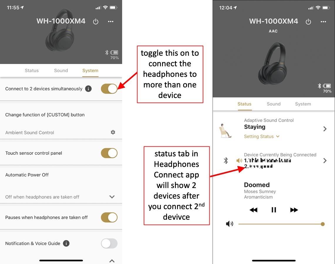 Sony WH-1000XM4 Wireless Premium Noise Canceling Overhead Headphones with Mic for Phone-Call and Alexa Voice Control, Black WH1000XM4 customer photo 1