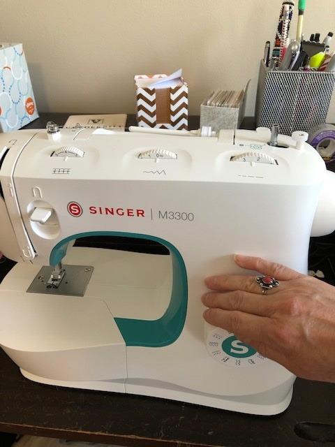 SINGER M3330 Navy Blue Sewing Machine with Accessories, beginner-friendly | 23 stitches deliver 97 applications, 1-step buttonhole, free arm, decorative stitches, for crafts, garments, home decor customer photo 1