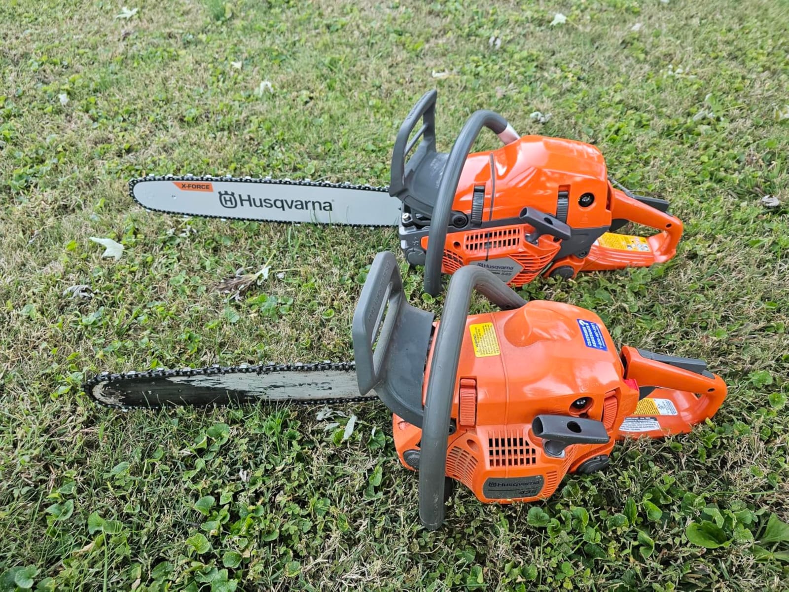 Husqvarna 545 Mark II Professional Gas Chainsaw, 20 inch chainsaw with 50.1cc 3.6 HP 2-cycle X-Torq engine customer photo 1